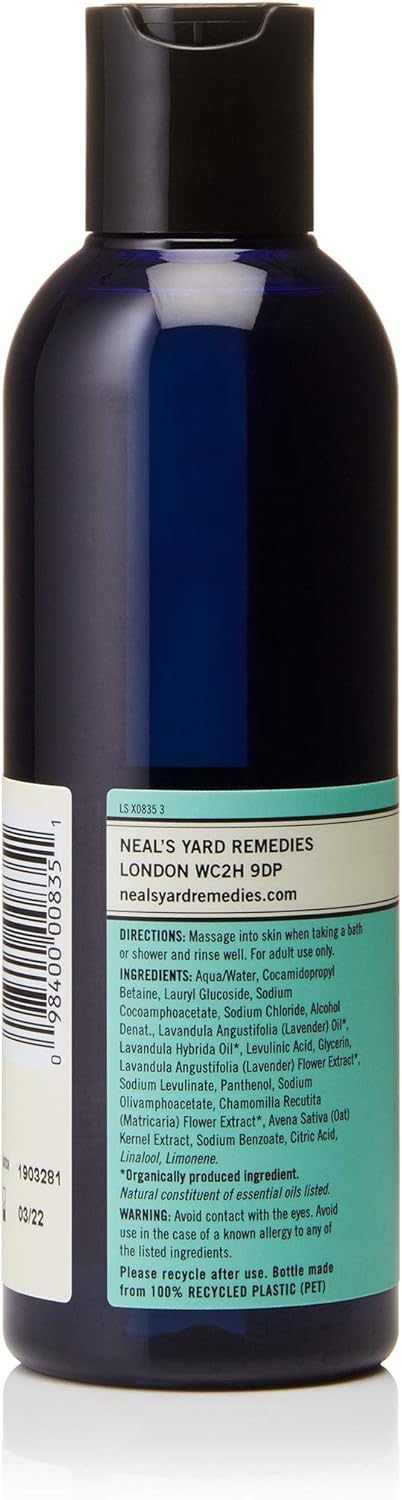 Thumbnail 1 de Neal's Yard Remedies English Lavender Bath & Shower Gel 200ml – Relaxing body wash
