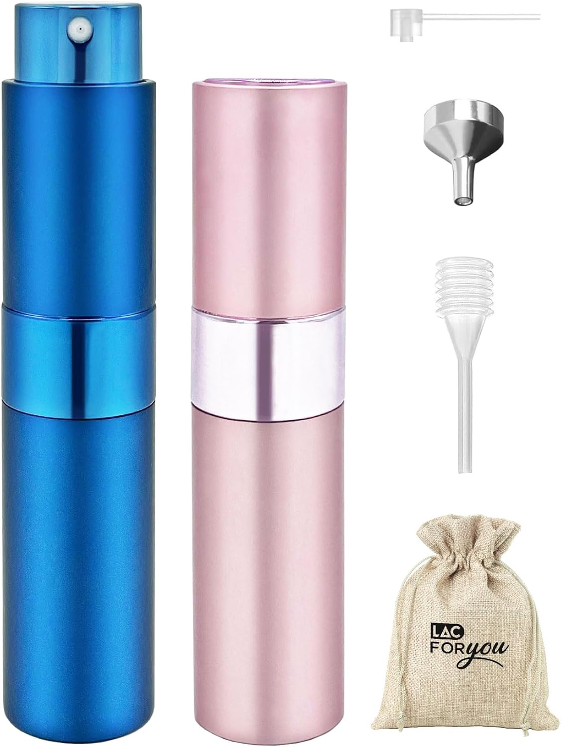Detalle de LAC FOR YOU: 2 atomizzatori profumo da 8 ml, portatili e ricaricabili