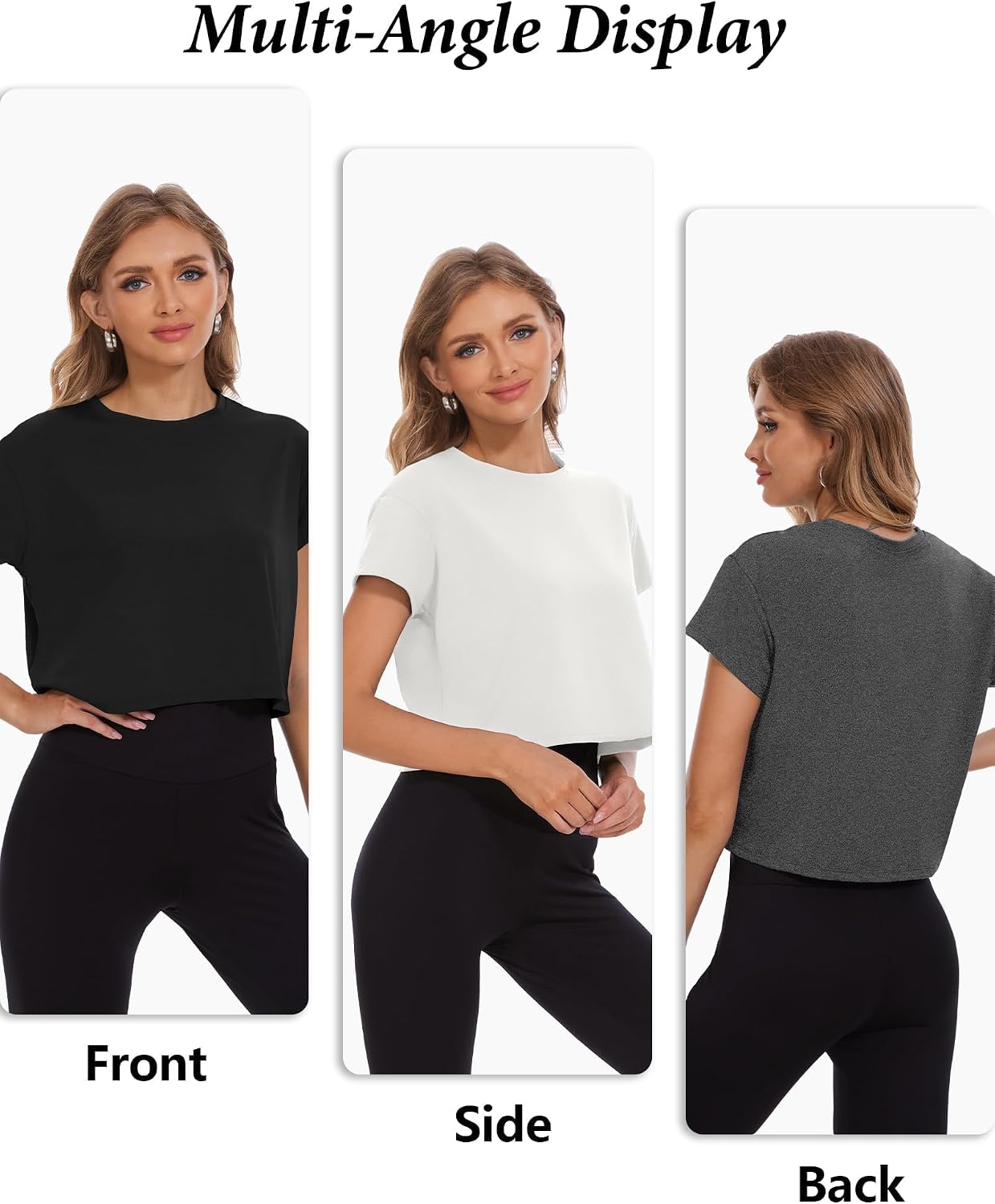 Thumbnail 4 de Dalavch Women's Crop Top 4/6-Pack