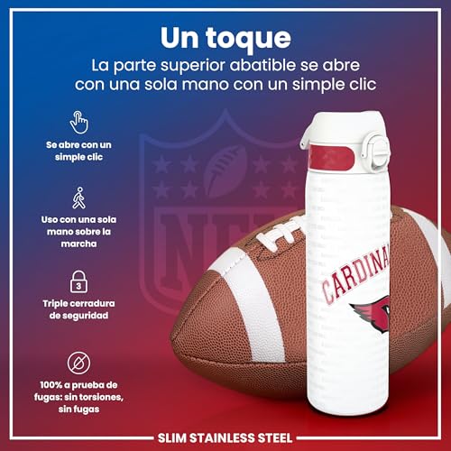 Detalle de Ion8 Gourde Arizona Cardinals, 600 ml ⚙