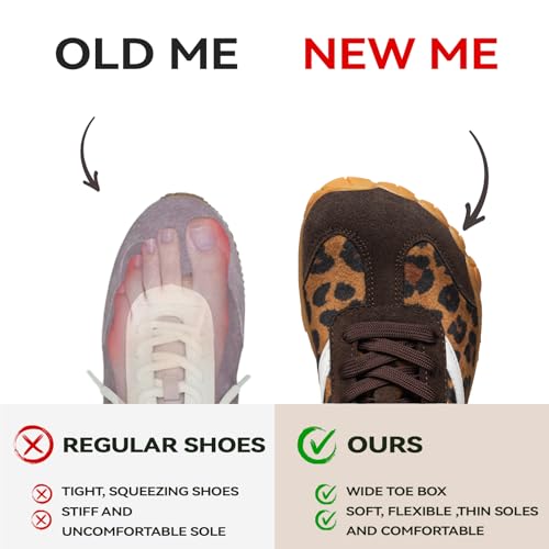 Detalle de Barezoey Barefoot Shoes: Wide Toe Box Trainers for Everyday Comfort