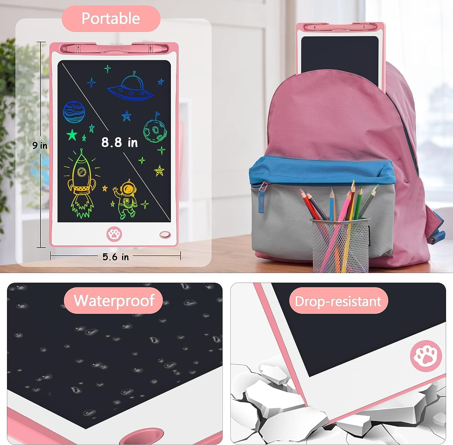Thumbnail 5 de Hockvill 8.8 Inch LCD Writing Tablet for Kids 🧸