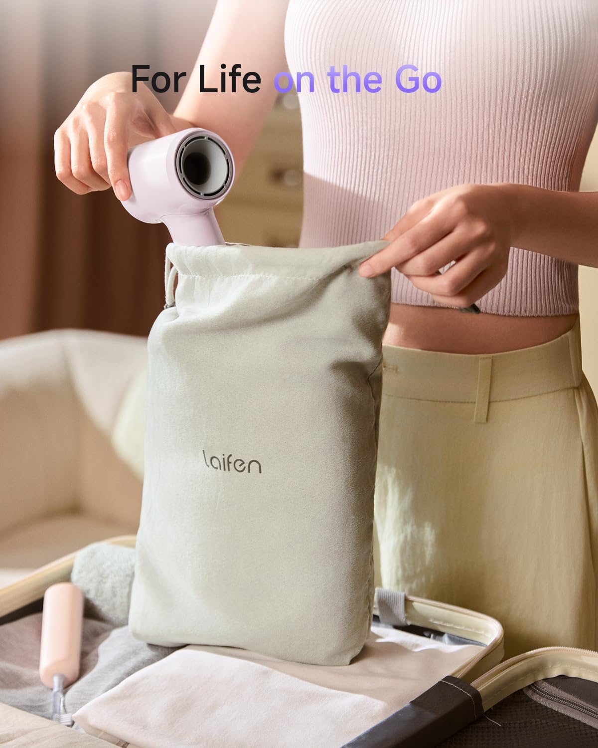 Thumbnail 6 de Laifen HD20B-OS Air Hair Dryer, Pink, Ionic, 5 Heat Modes