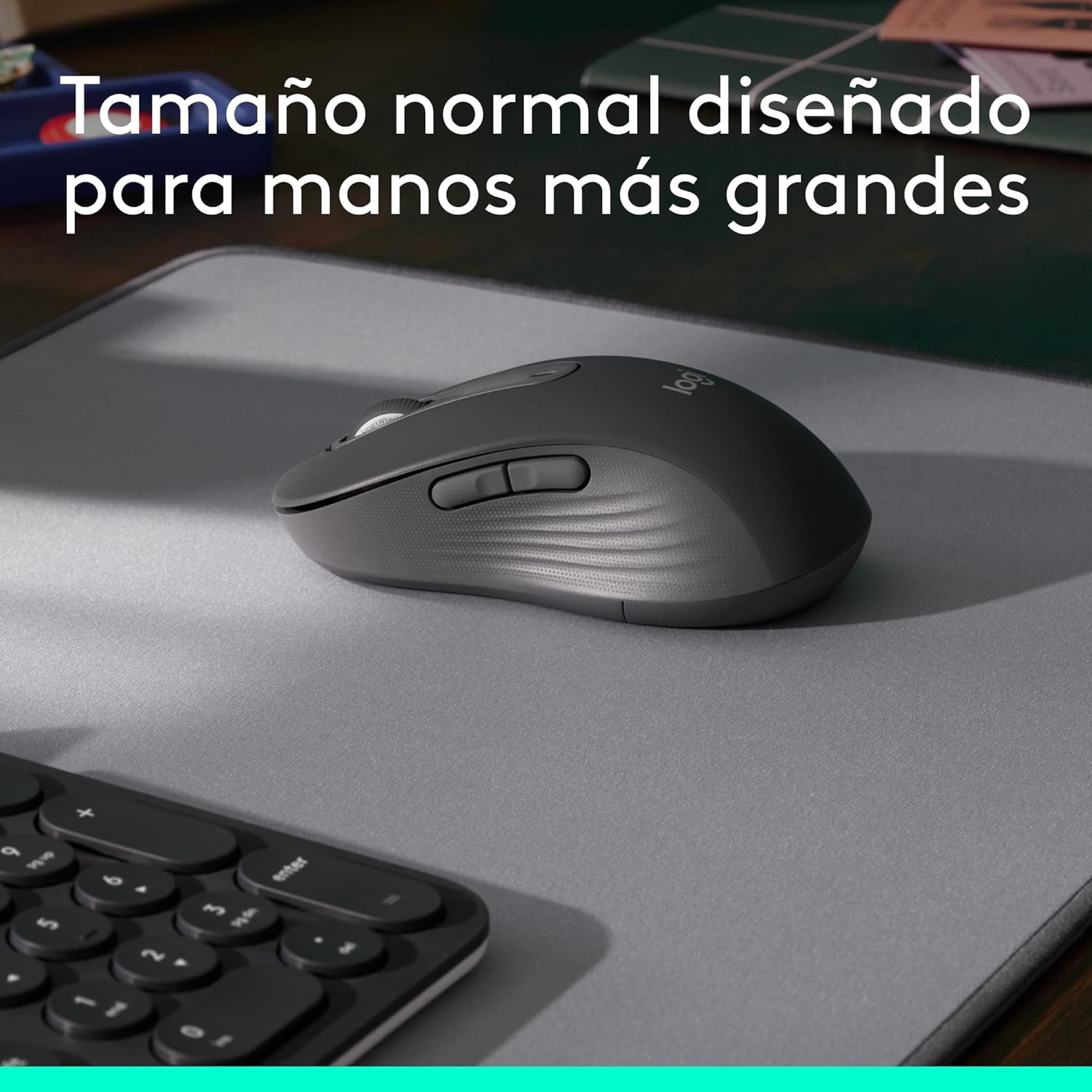 Thumbnail 2 de Logitech Signature M650 L ratón inalámbrico para manos grandes, 2 años