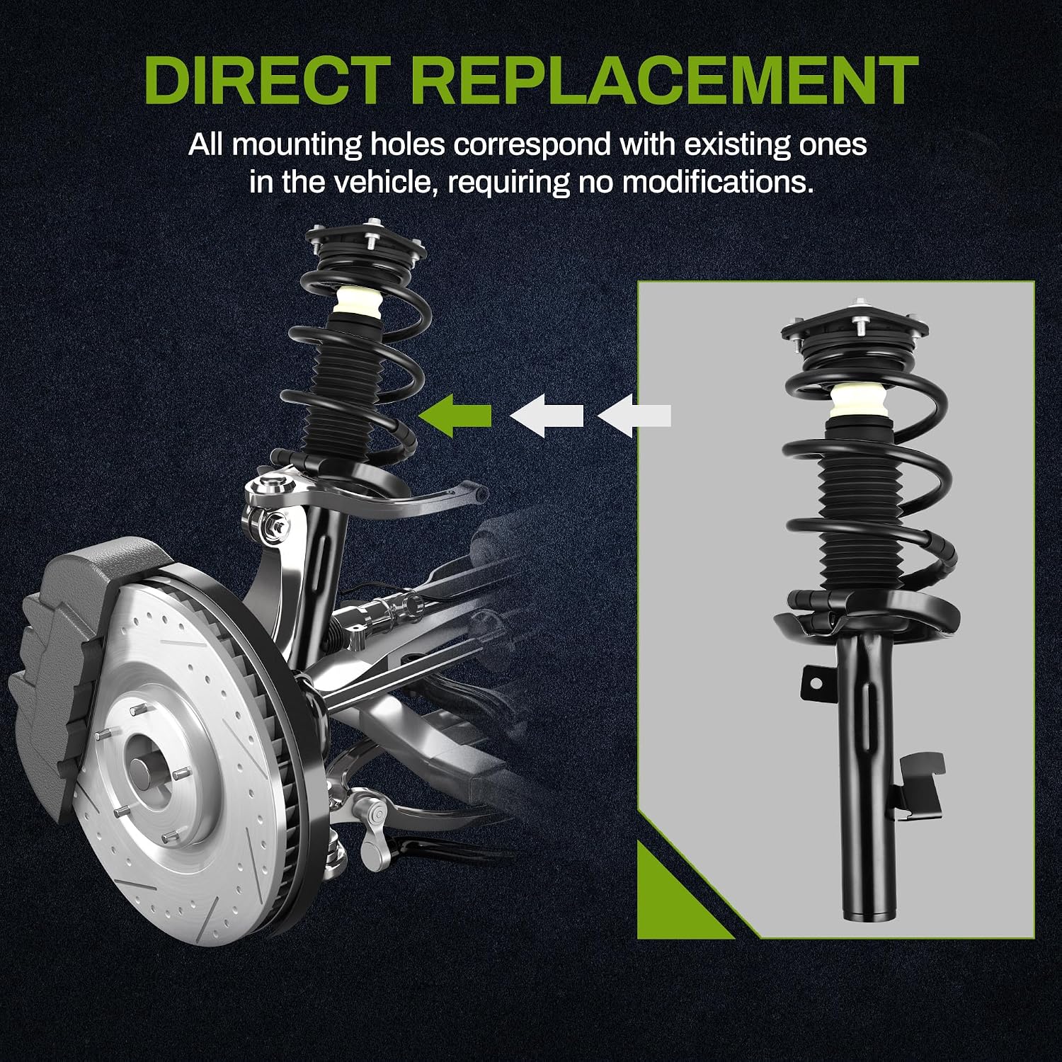Thumbnail 4 de AUTOSAVER88 Front Struts for Mazda 3