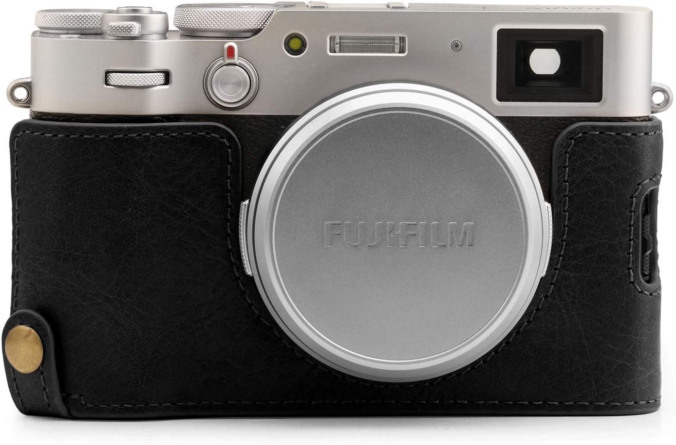 Detalle de MegaGear Ever Ready MG1894 – skórzane etui na aparat Fujifilm X100V