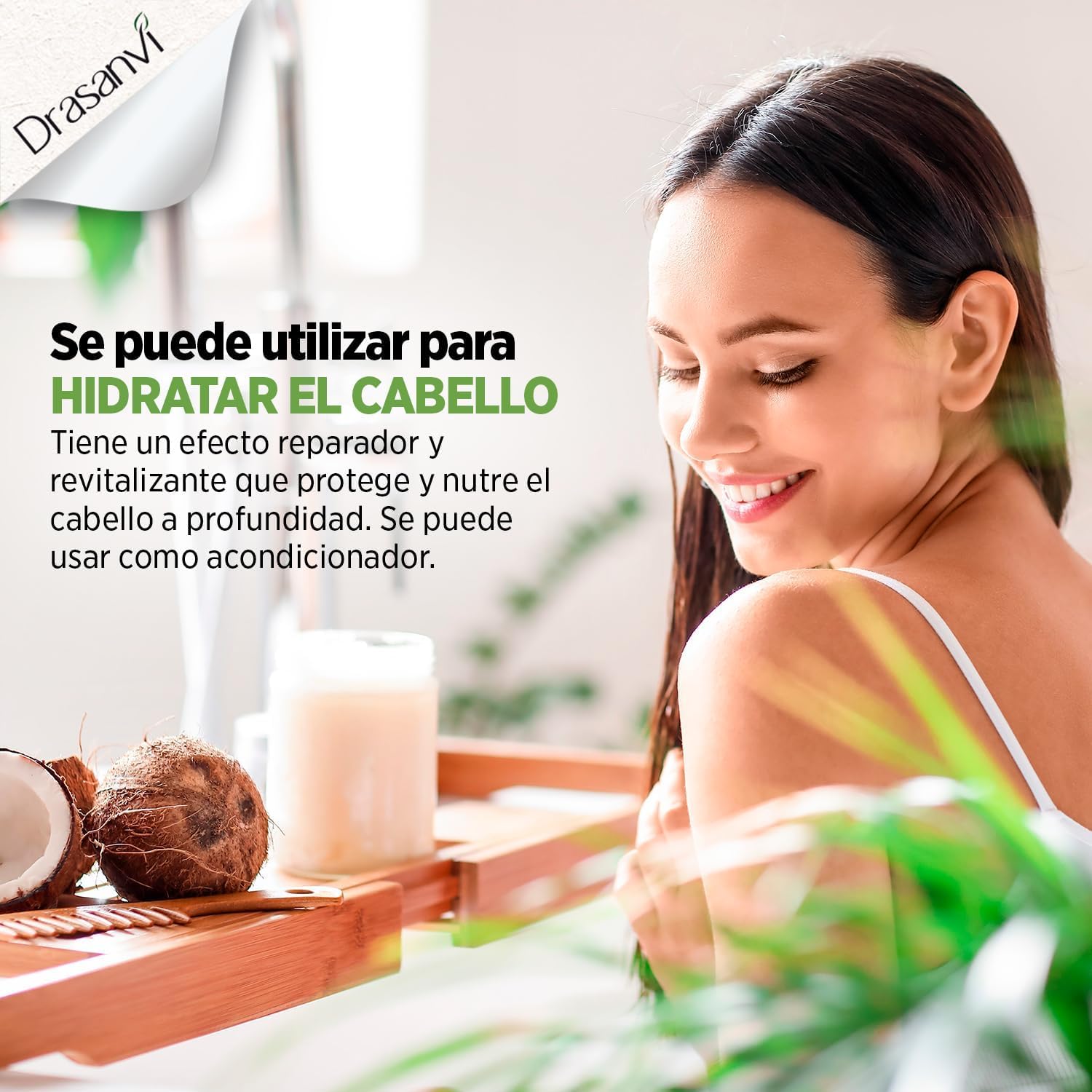 Thumbnail 6 de DRASANVI Aceite de Coco Virgen Extra KETO 🌴 500ml Bio