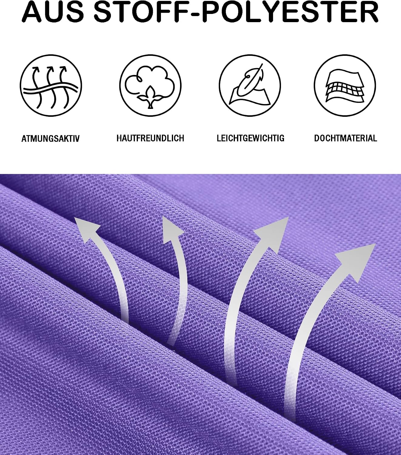 Detalle de JACKETOWN Polo Shirt Uomo Manica Corta: asciugatura rapida e traspirante, polo sportiva per golf e tennis