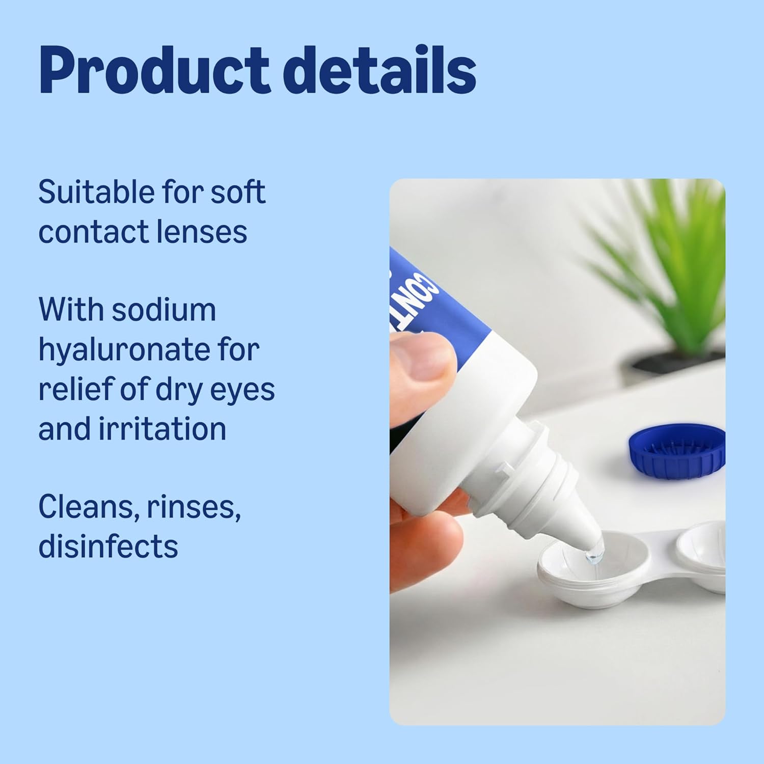 Thumbnail 2 de Healthcare by Amazon All-In-One Solution for Soft Contact Lenses (360ml x3)