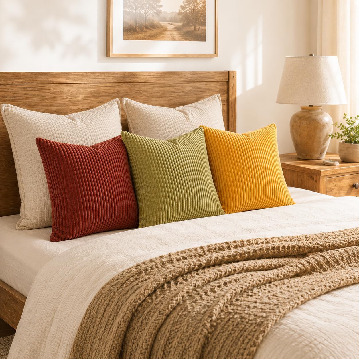Thumbnail 6 de Topfinel Fall Burnt Orange Decorative Throw Pillows Cover