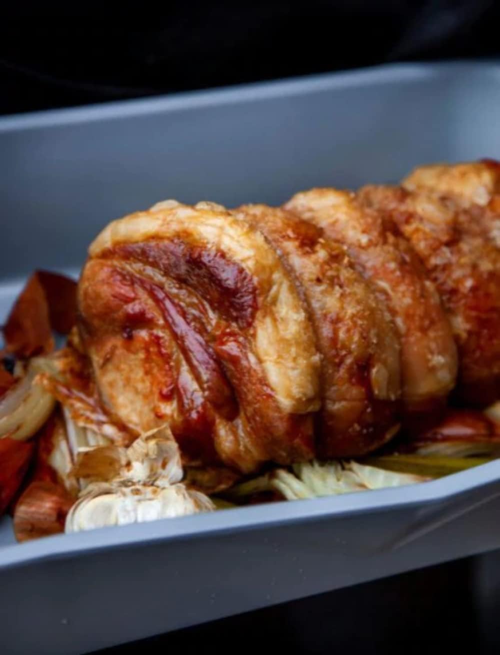 Detalle de MasterClass Smart Ceramic Large Roasting Tin, 41.5 x 31.5cm, Carbon Steel