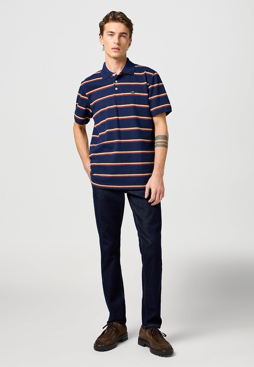 Detalle de Wrangler Men's Larston Slim Jeans