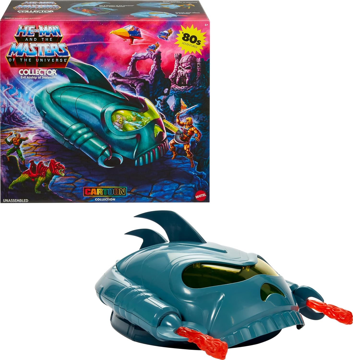 Masters of the Universe Origins Collector Vehicle Playset with Grip & Claw Accessories