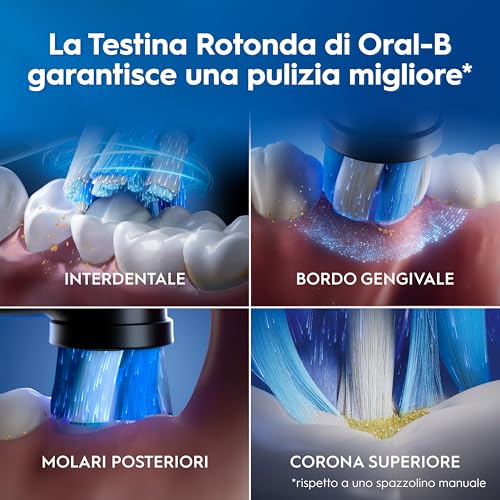 Thumbnail 9 de Oral-B iO 3 Spazzolino Elettrico Nero con 1 Testina, Custodia e Dentifricio
