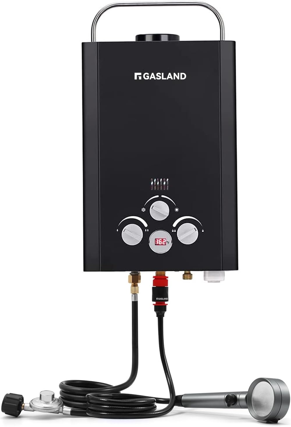 Detalle de GASLAND BE158B Portable Tankless Water Heater, 1.58 GPM, 41,000 BTU