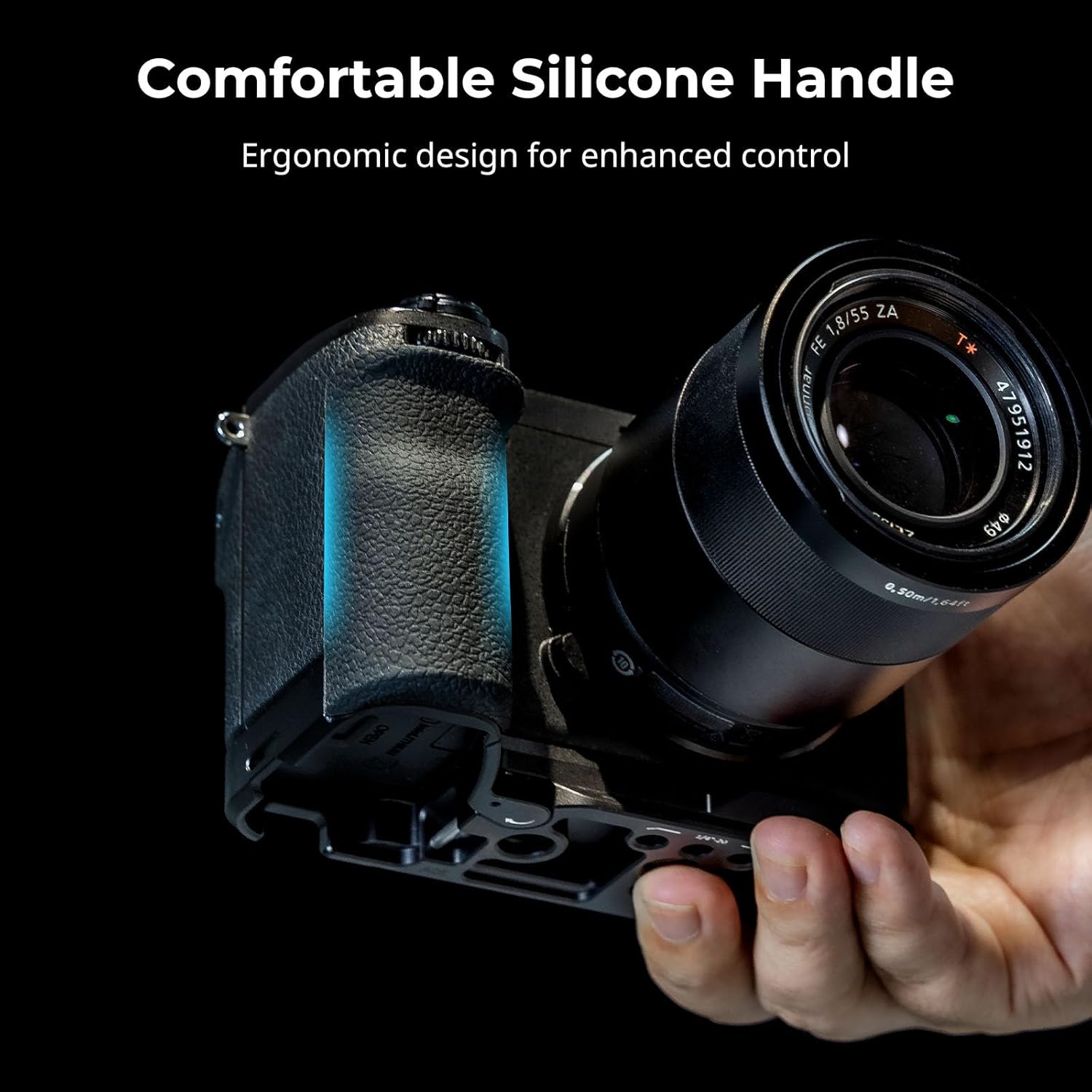Thumbnail 1 de SmallRig A6700 Poignée en L en Silicone pour Sony Alpha 6700 – plaque Arca incluse