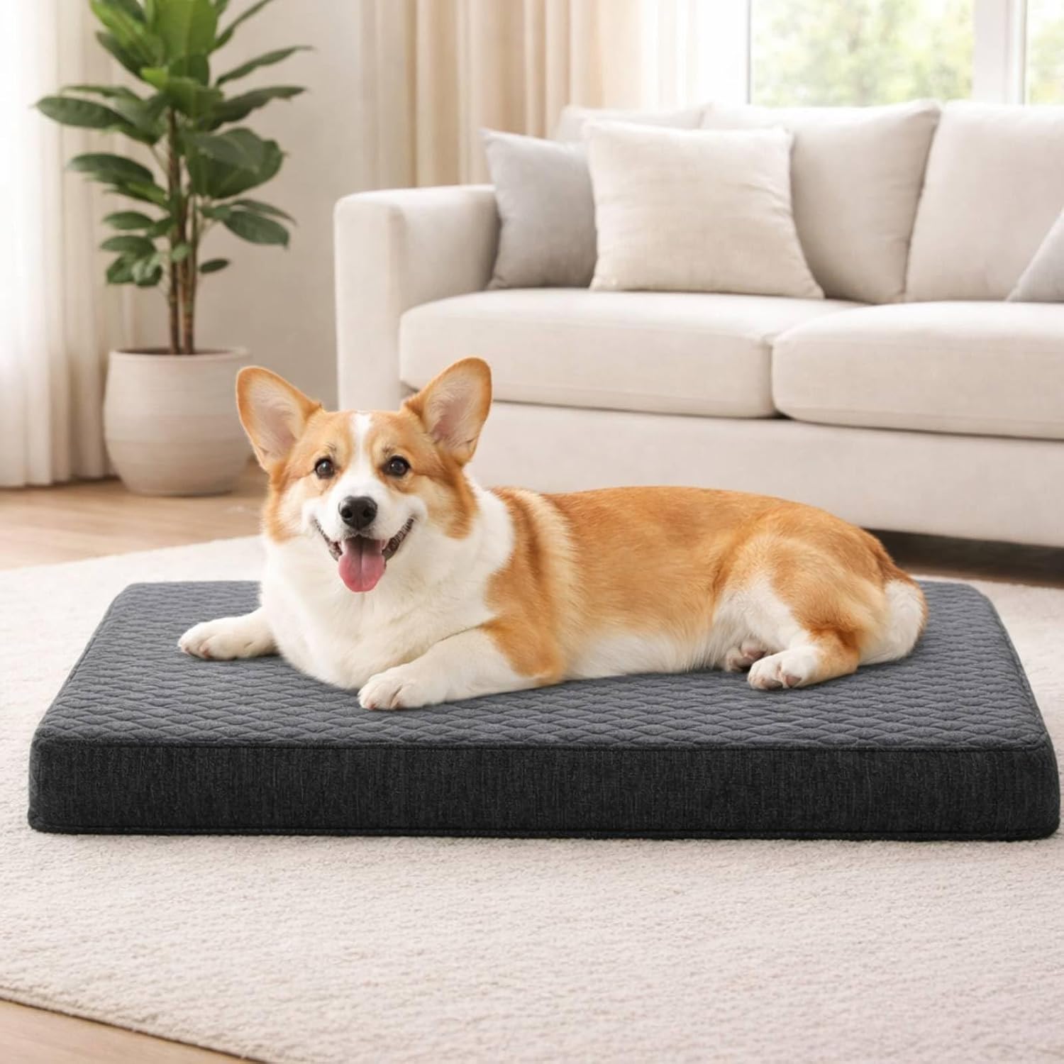 Detalle de JOEJOY Orthopedic Dog Bed 74x46x7.5CM