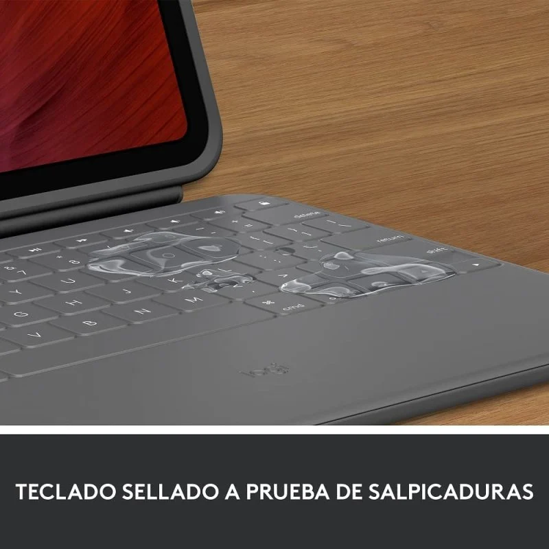 Detalle 2 de Logitech Rugged Folio iPad 10th Generación 4 modos
