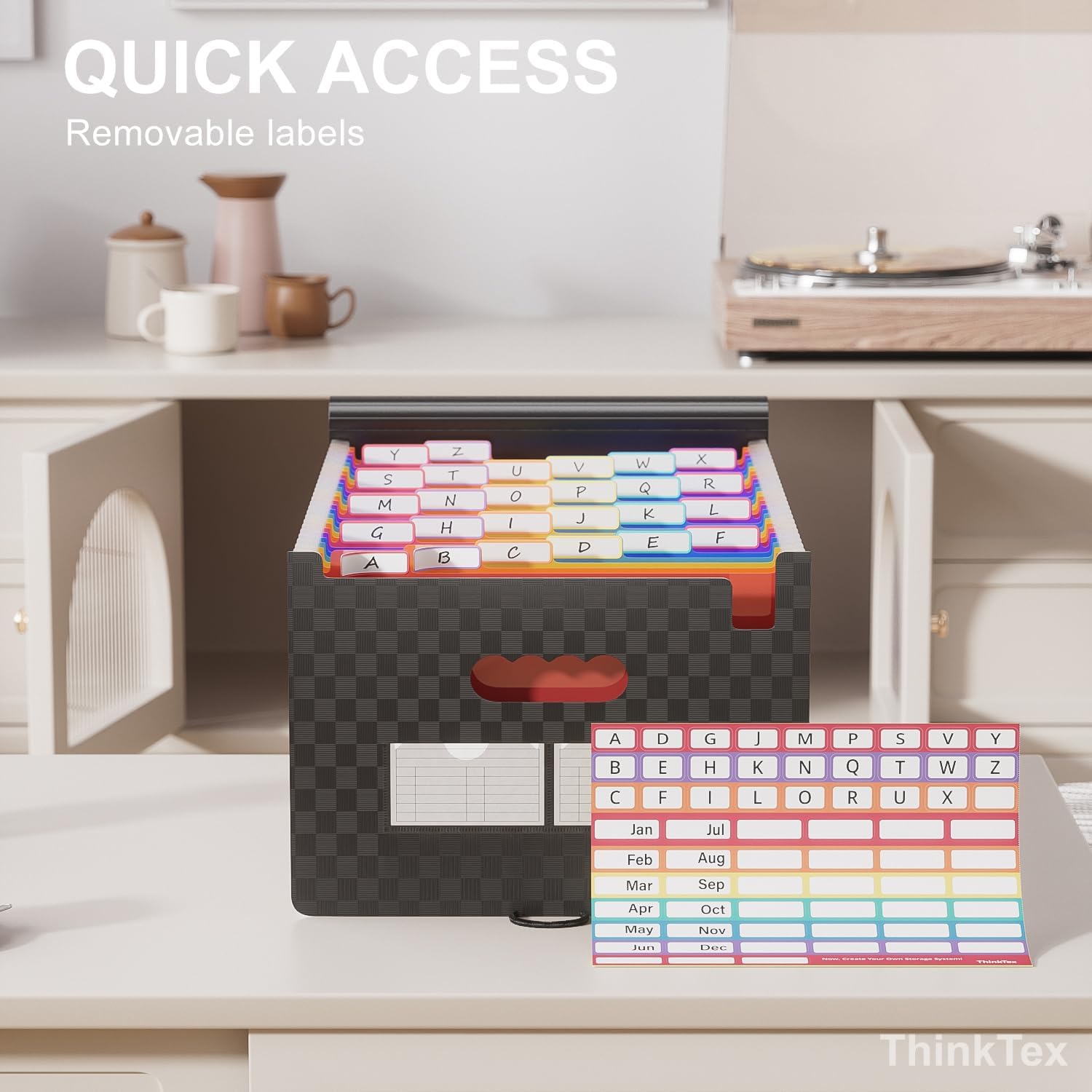Detalle de ThinkTex Accordion File Organiser 26 Pockets