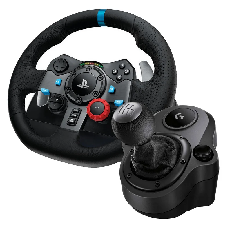 Detalle de Logitech G29 Driving Force para PS4/PS3/PC + Force Shifter