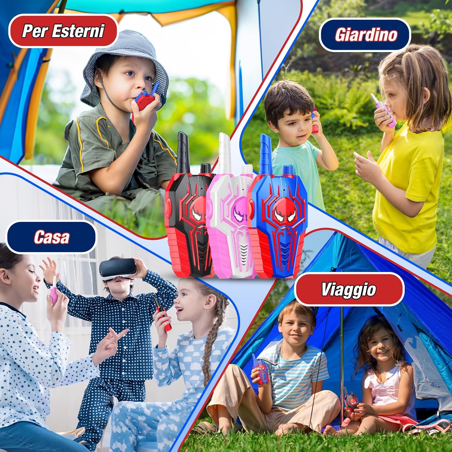 Detalle 2 de Toyokid Walkie-Talkie Bambini 1.000 piedi