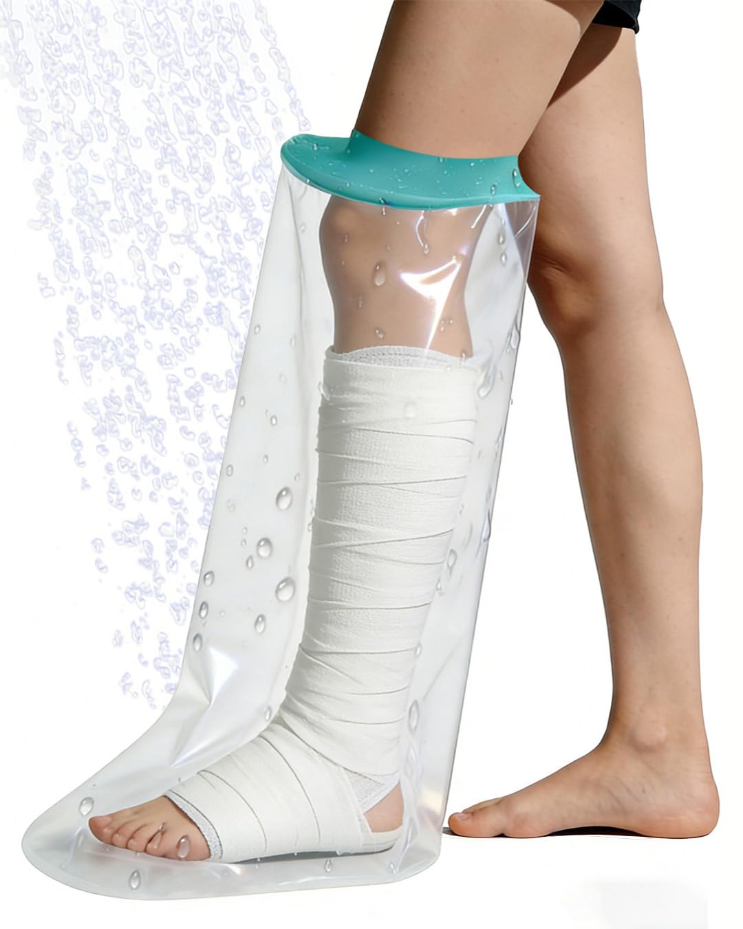 Thumbnail 1 de EuyiHlybt Leg Cast Cover for Showering, Extra Large, Reusable and Latex-Free