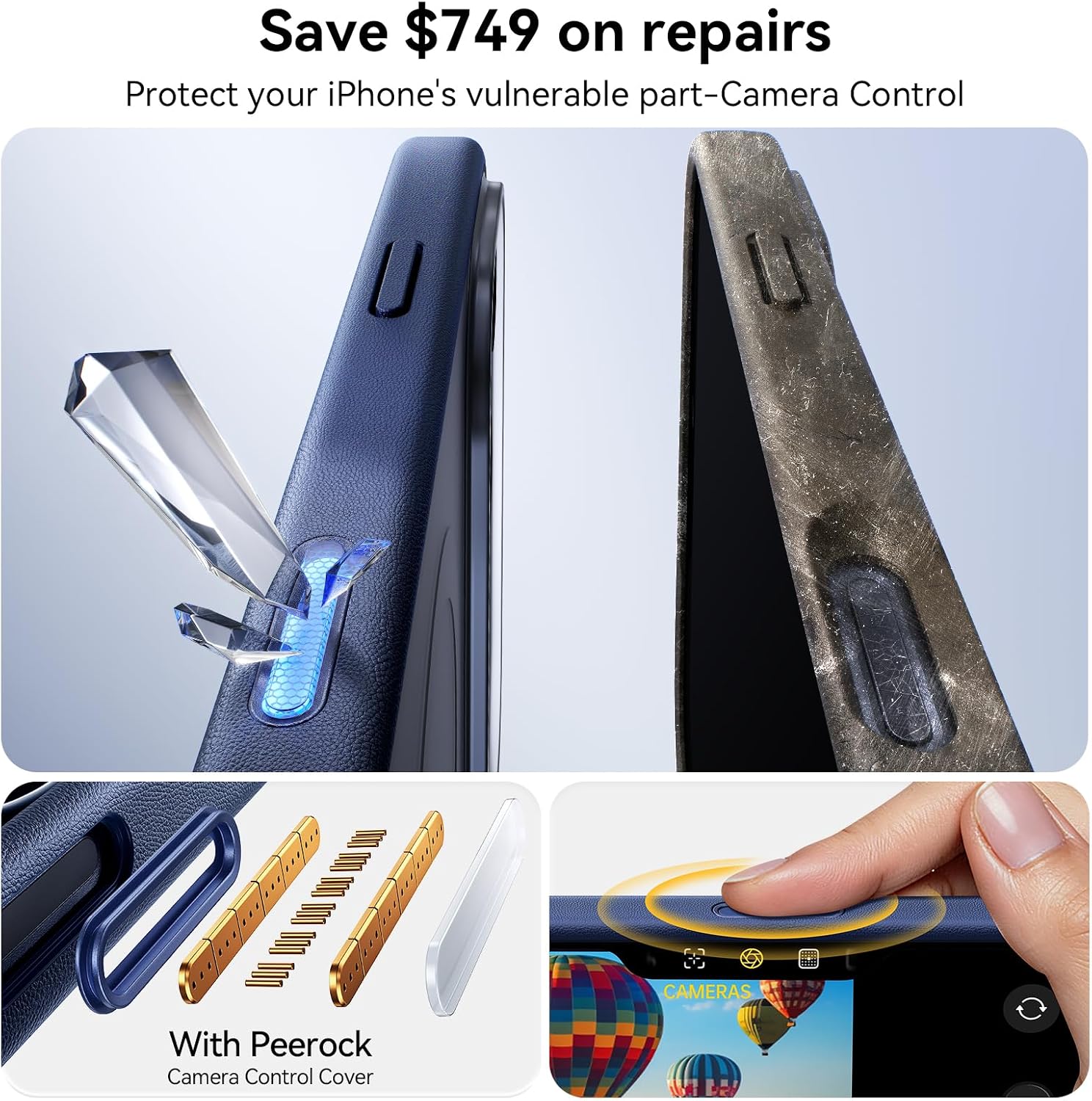 Thumbnail 4 de Peerock Magnetic Shockproof iPhone 17 Pro Max Case 6.9"