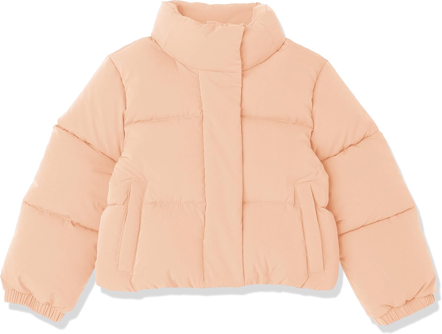 Thumbnail 5 de Amazon Essentials Girls’ Cropped Full-Zip Puffer Jacket (quilted or sherpa fleece)