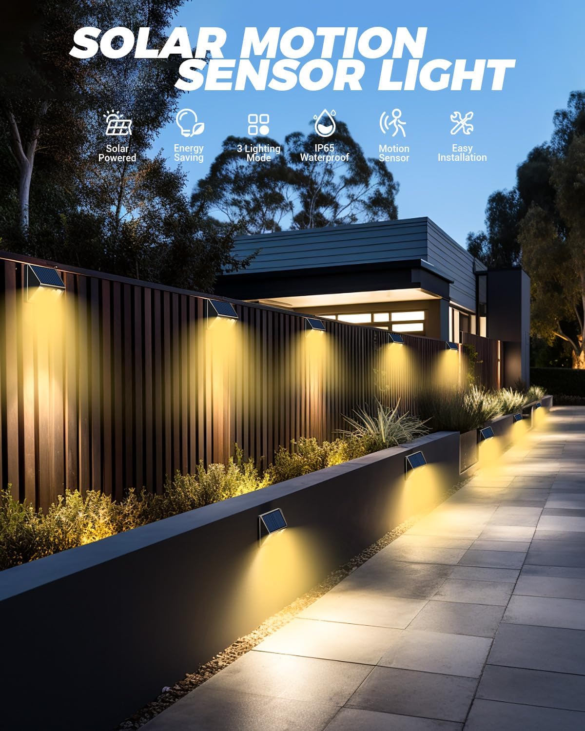 Detalle de vighep Solar motion LED lights 22% efficiency