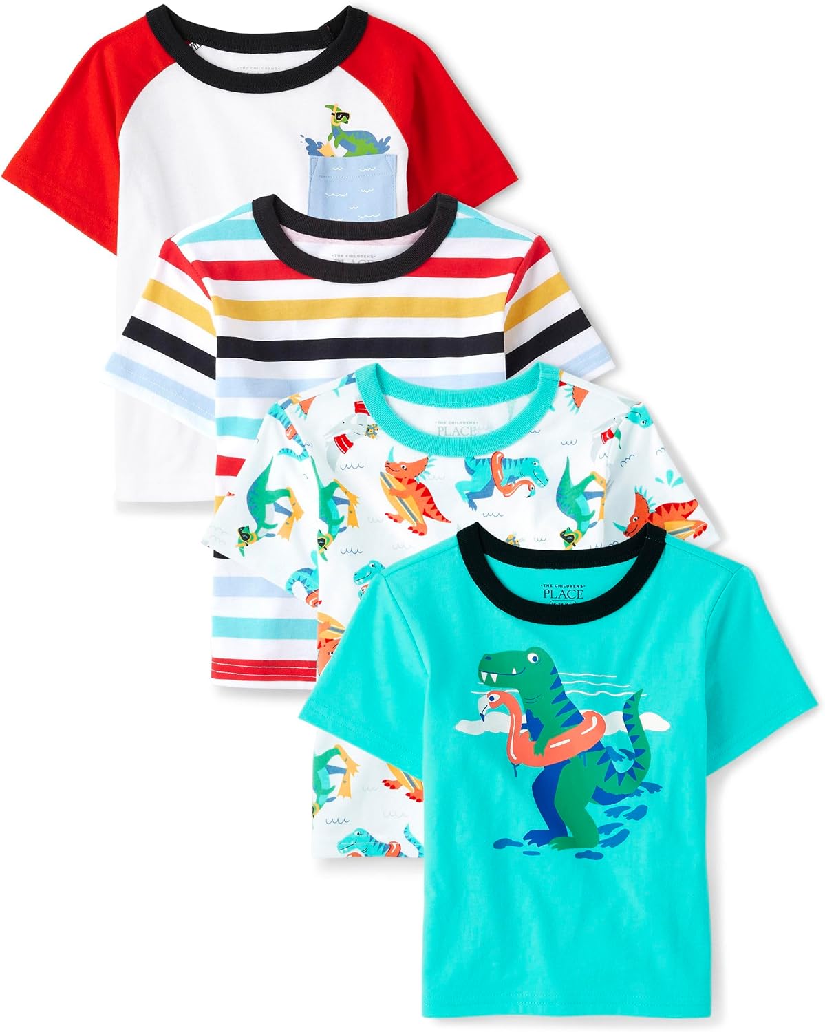 Thumbnail 6 de The Children's Place Baby and Toddler Tees, Cotton-Poly Jersey