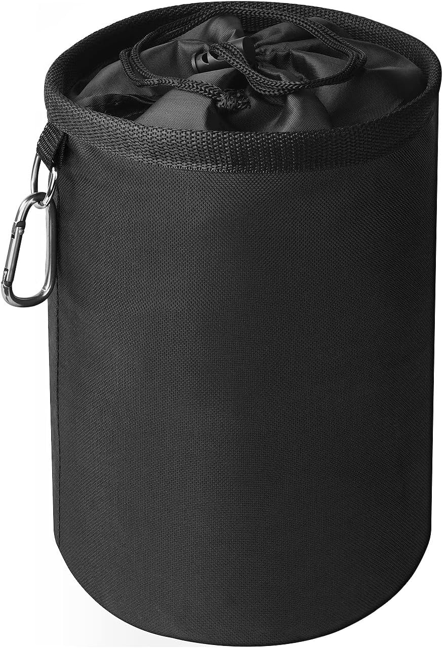 Detalle de Vicloon 20CM*20CM*28CM Black Peg Bag with Drawcord and Hanging Hook