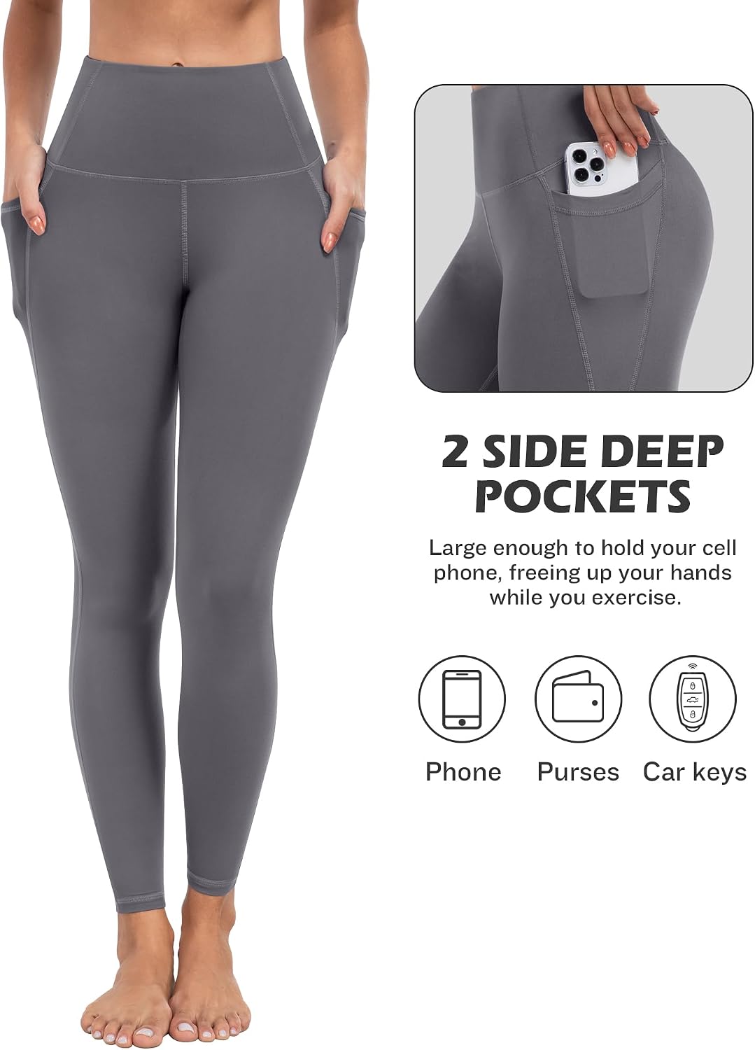 Detalle de ATHVOTAR Leggings with Pockets 7-Pack
