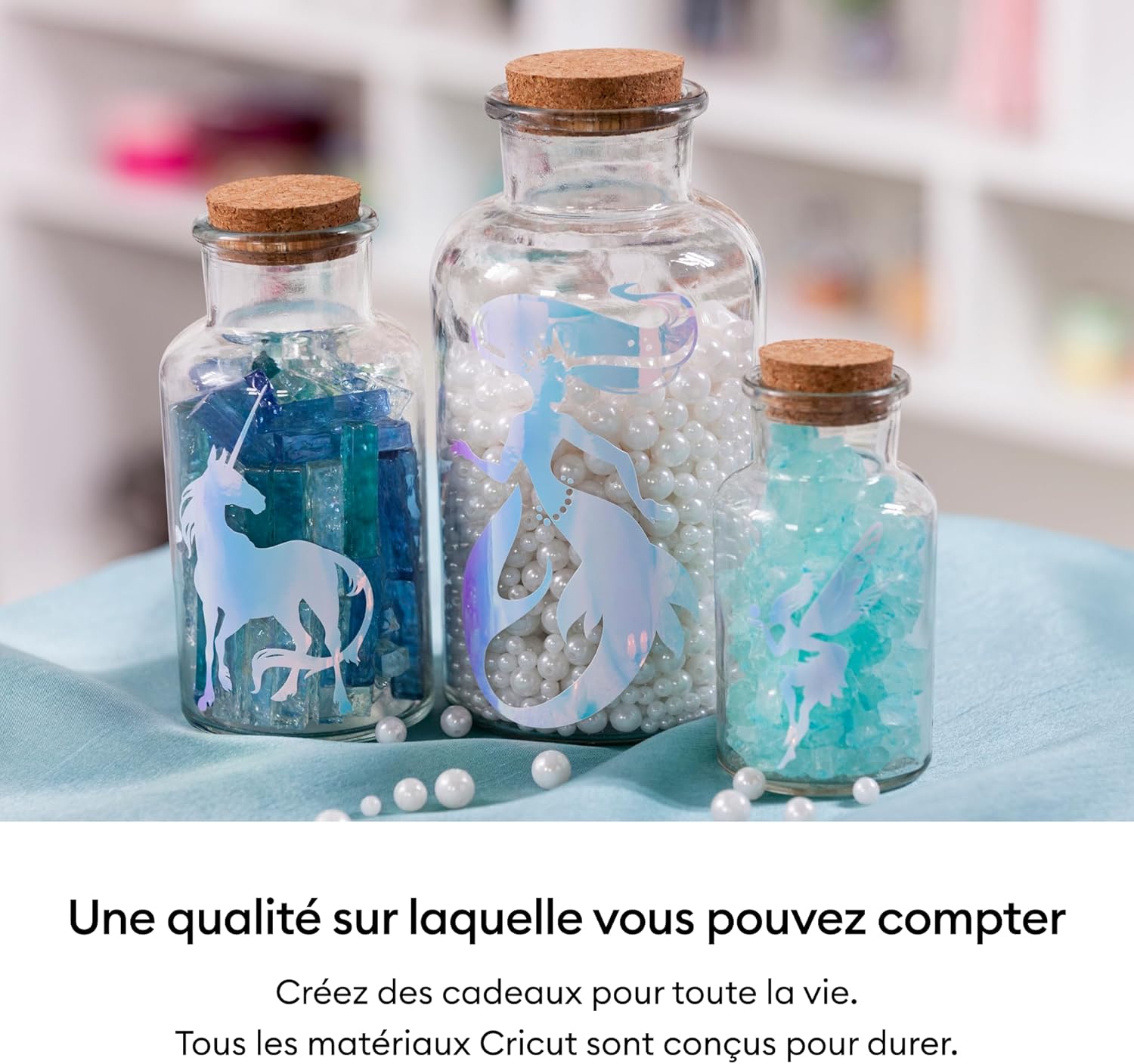 Thumbnail 5 de Vinyle Holographique Cricut 30x120 cm 📷