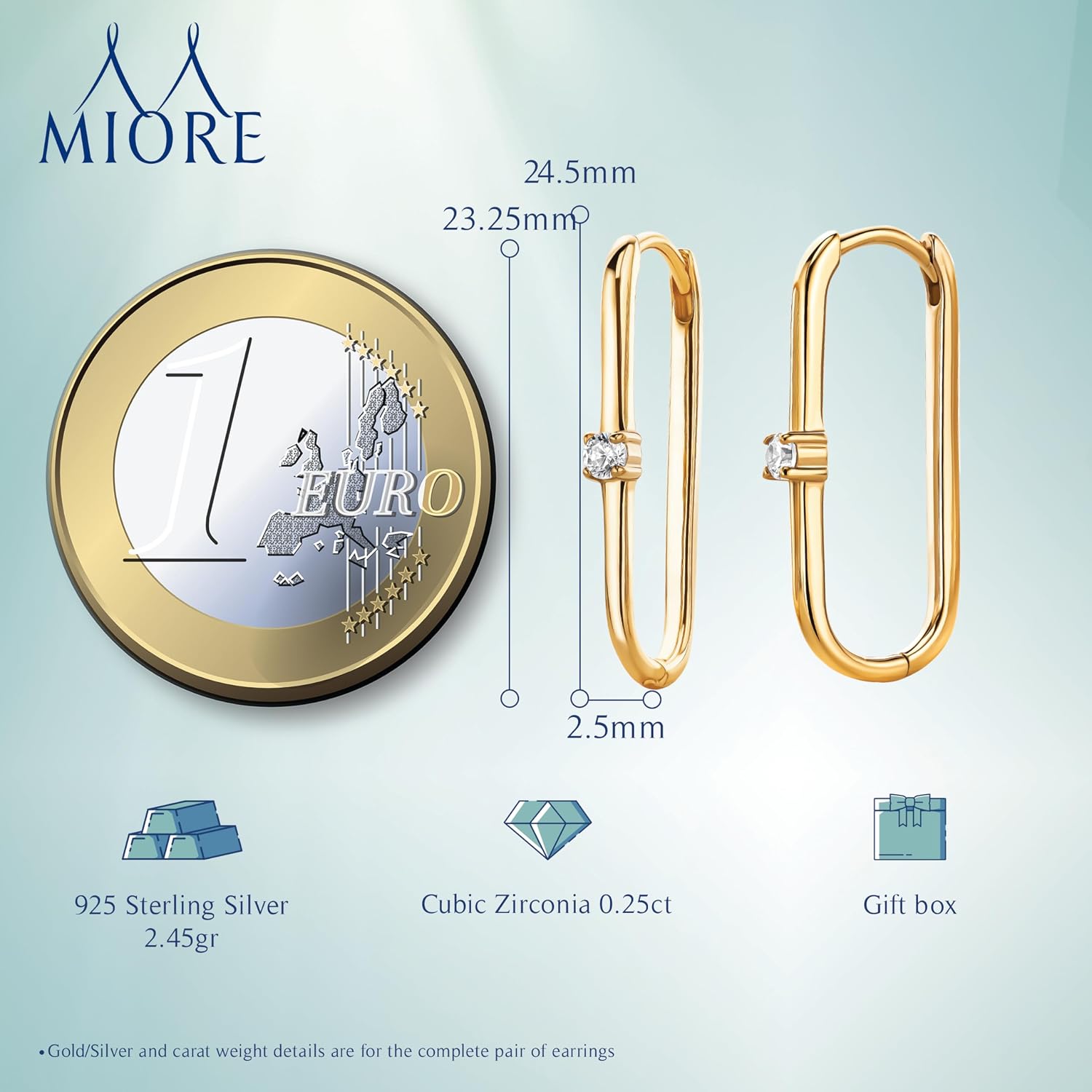 Thumbnail 2 de Miore Grandes Créoles 0,25 carat