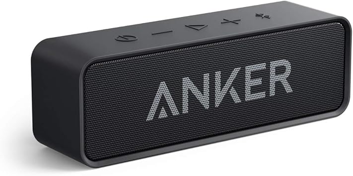 Detalle de Soundcore Anker Altavoz Bluetooth Portátil 🎵 24h, Micrófono, Alcance 20m