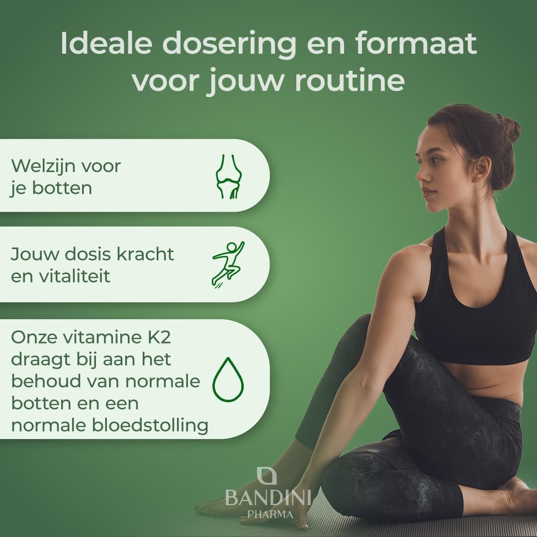 Detalle 2 de BANDINI Vitamine K2 MK7 200 µg, 400 tabletten, vegan