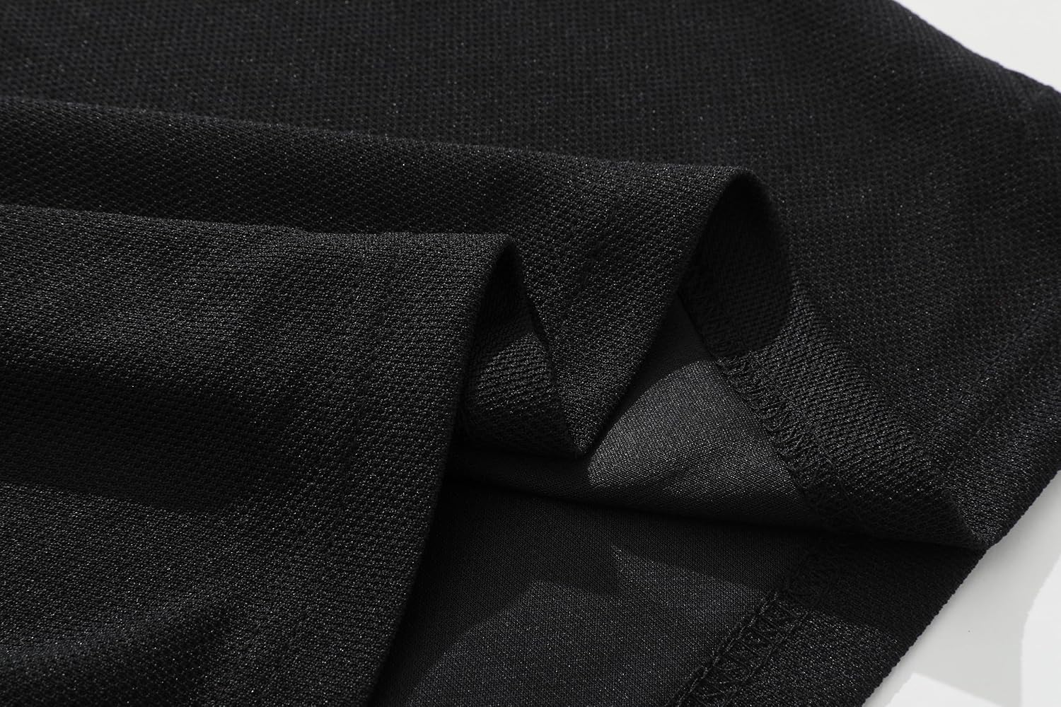 Detalle 2 de KAOKLRNI Men's Quick-Dry Active Polo Shirt: Short Sleeve performance for golf, tennis, and daily wear