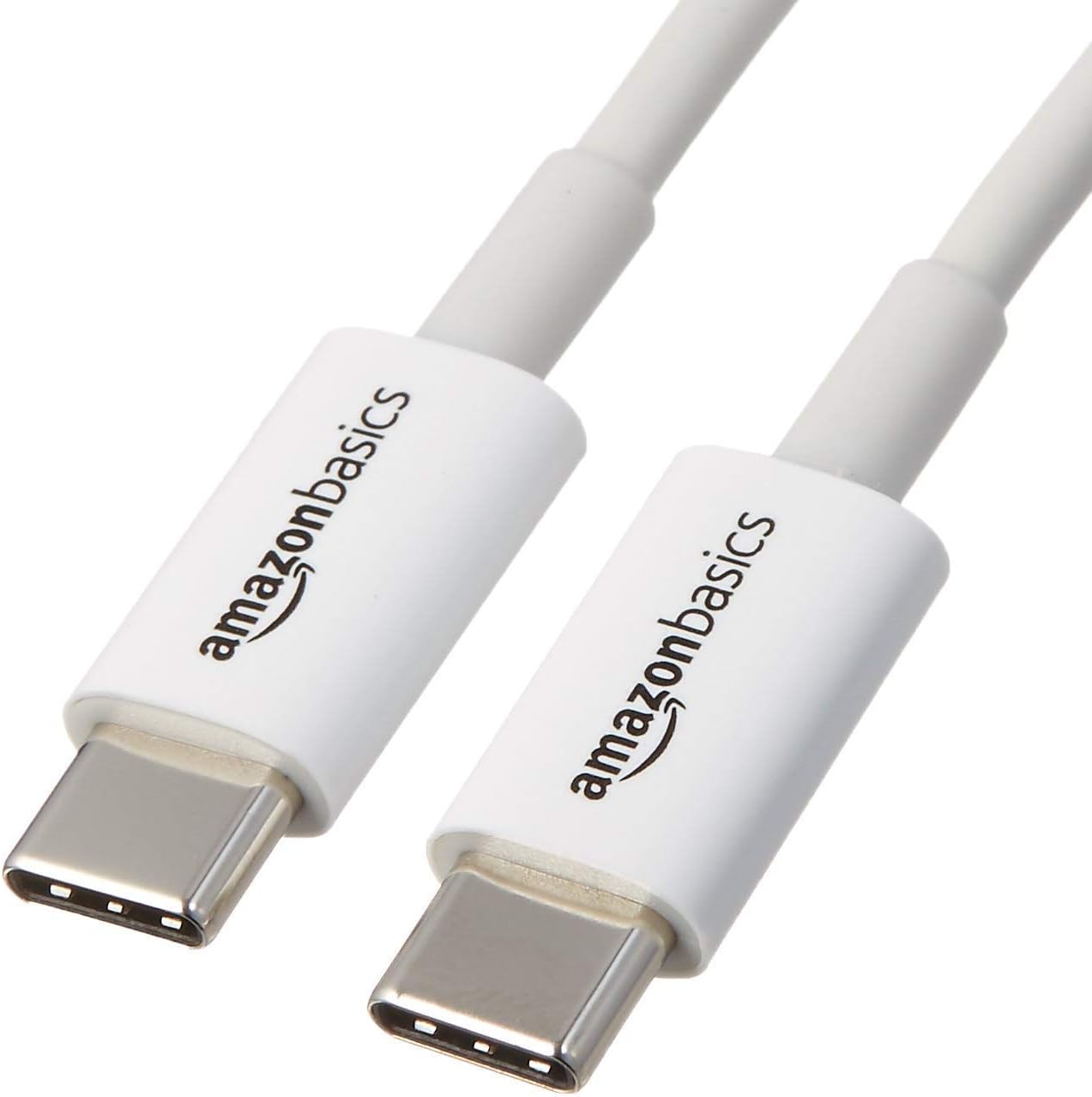 Detalle de Amazonベーシック L6LUC024-CS-R USB-Cケーブル 0.9m、USB 2.0、ホワイト