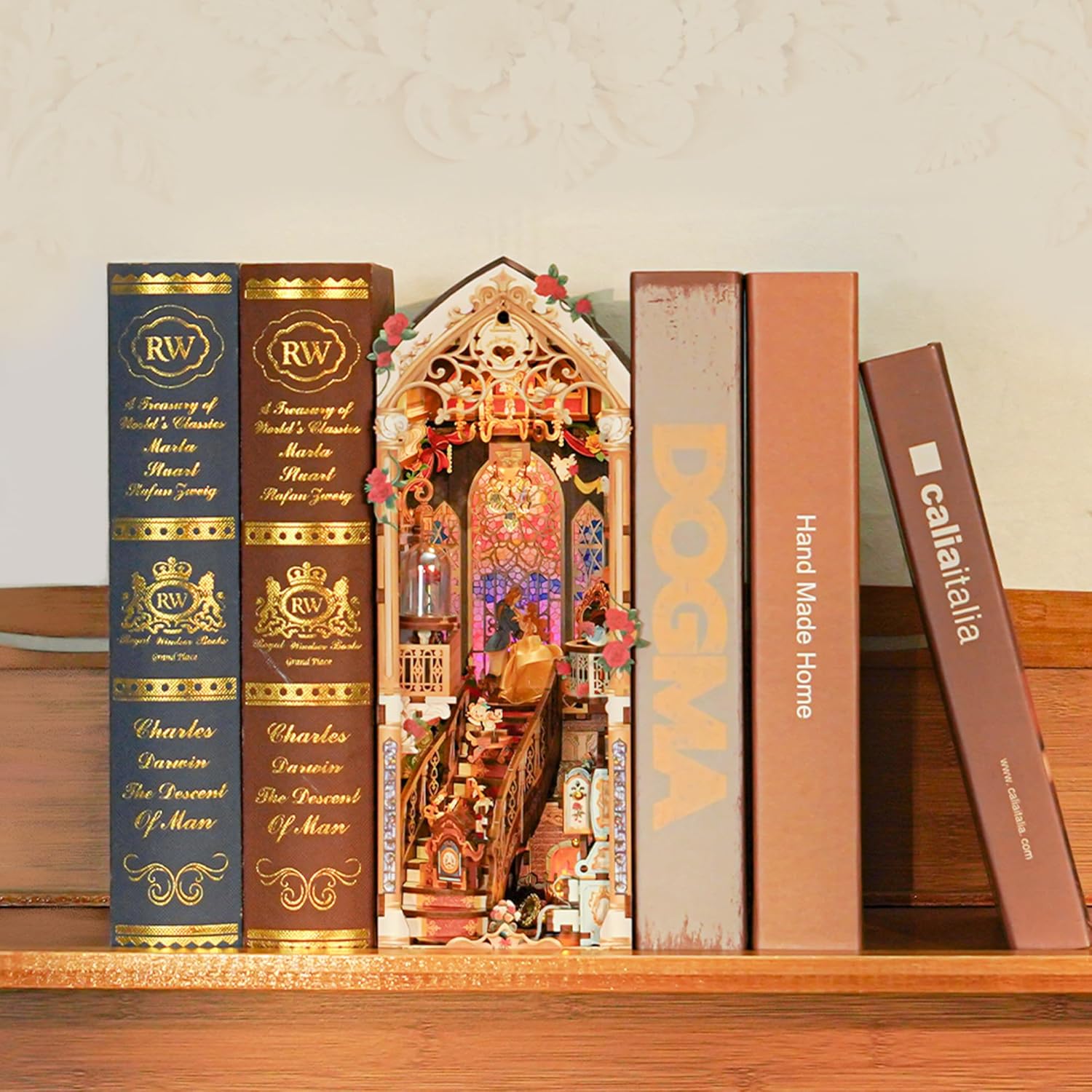 Detalle 2 de Tonecheer Book Nook Kit fermalibri 3D