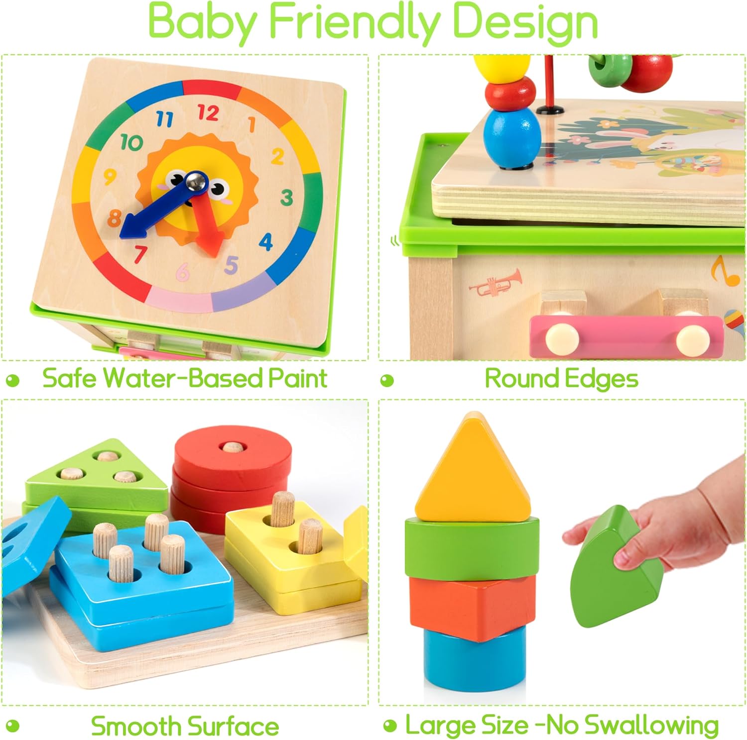 Detalle de WOODMAM 7-in-1 Activity Cube