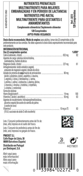 Thumbnail 1 de Solgar Nutrientes Prenatales 120 Comprimidos 🧪