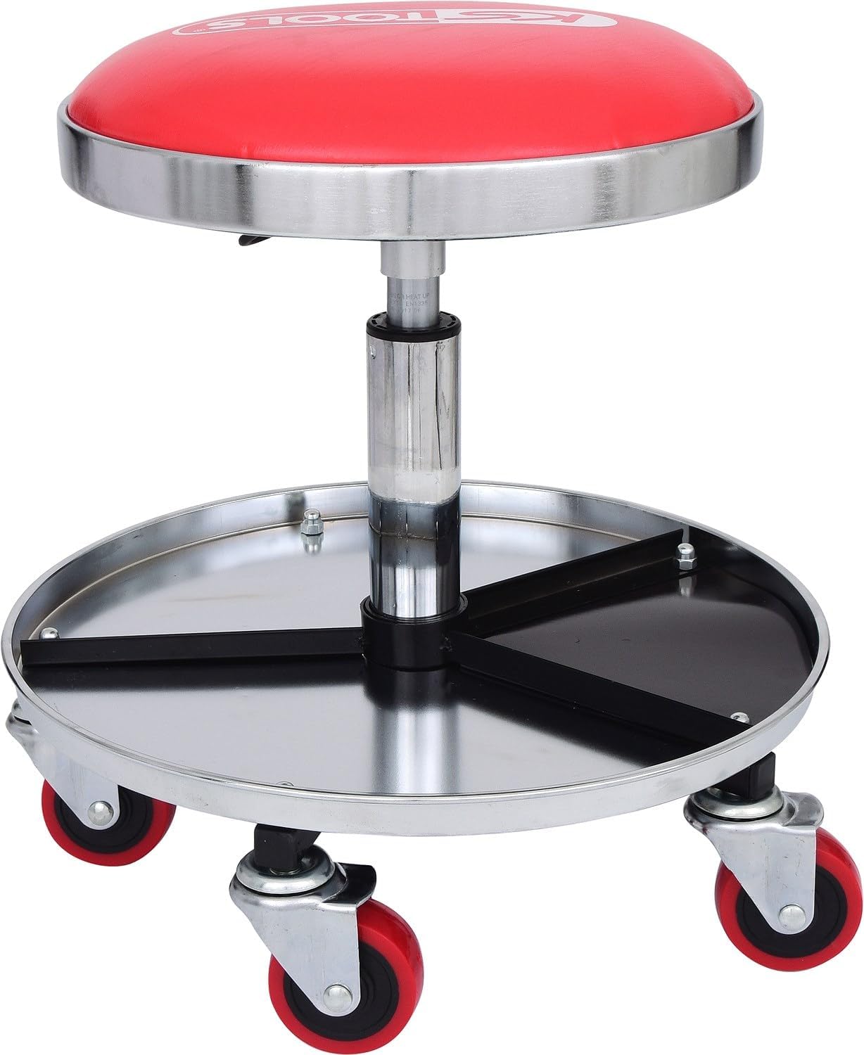 Thumbnail 2 de KS Tools tabouret de atelier à hauteur réglable 500.8004 rouge (charge 135 kg)