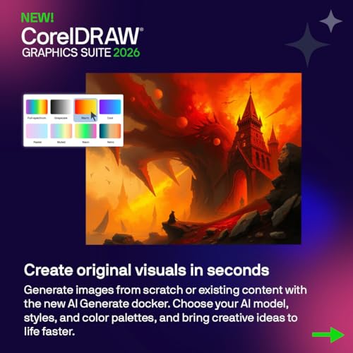 Detalle de CorelDRAW Graphics Suite 2026 - Perpetual (1 Device, 1 User) with Activation Code by Email