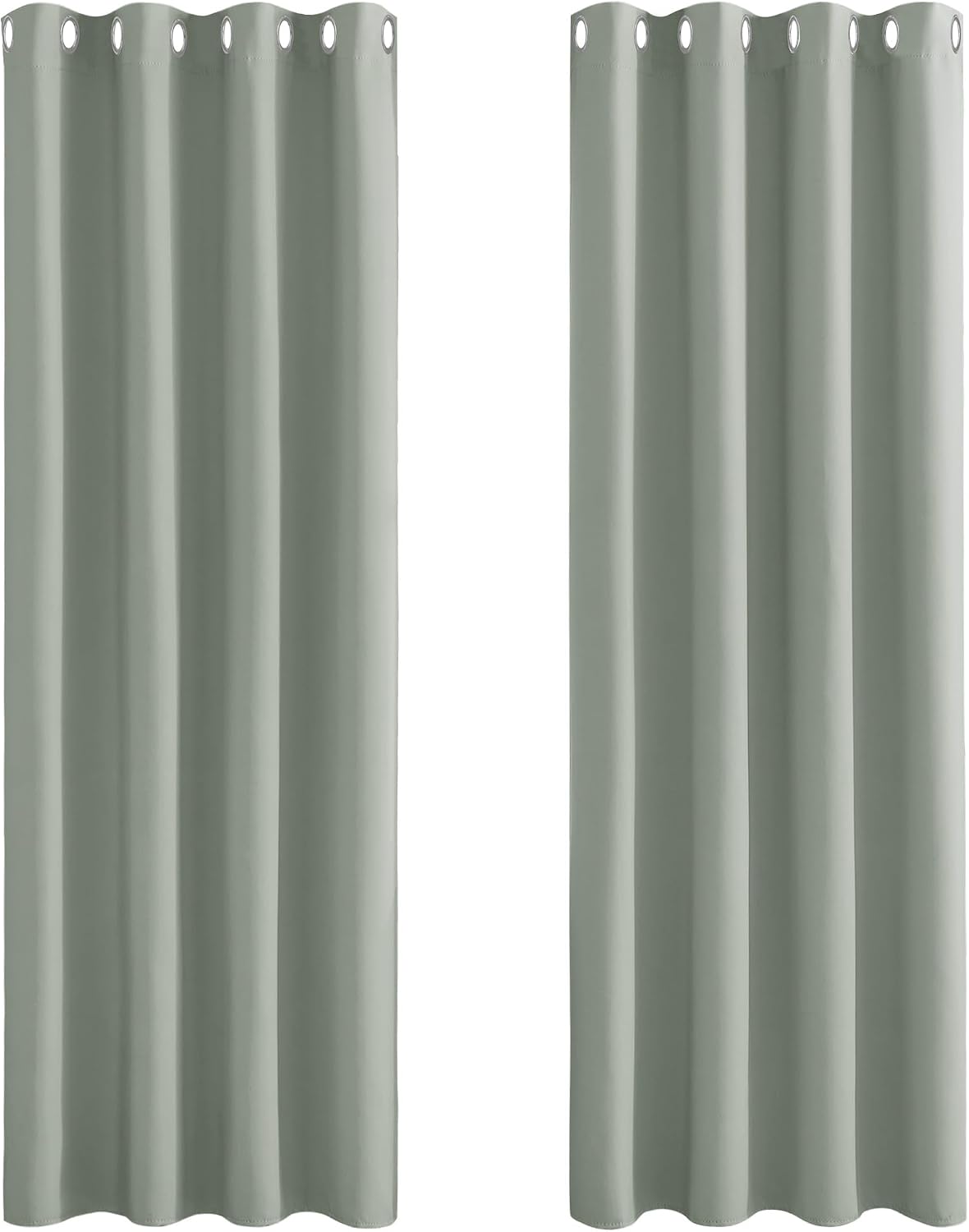 Thumbnail 6 de PONY DANCE Sage Green Blackout Curtains 46x72