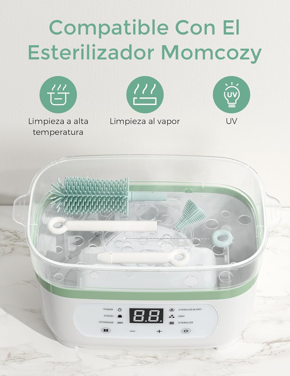 Thumbnail 5 de momcozy 7 en 1 cepillos para biberones
