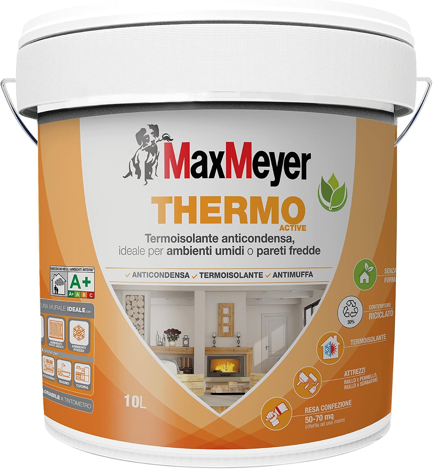 Thumbnail 4 de MaxMeyer Thermo A+ pittura termica 4 L 🖌