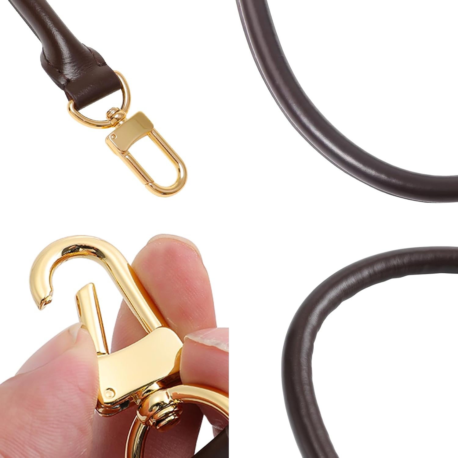 Detalle 2 de Vachetta Leder Schultergurt 70 cm für Handtaschen