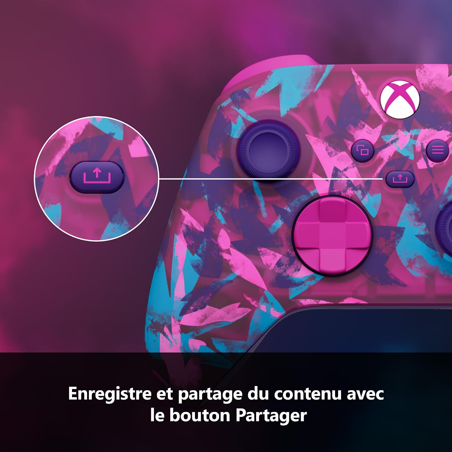 Detalle 2 de Xbox Manette sans fil Heart Breaker Special Edition Series X|S, One, PC et cloud