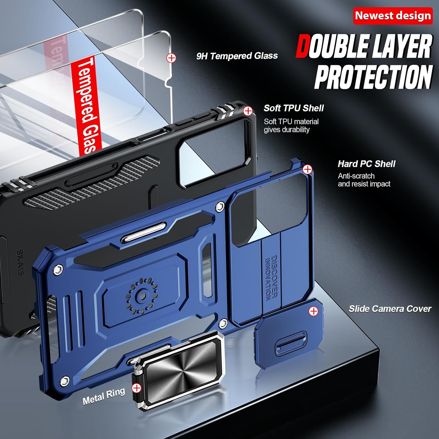 Thumbnail 2 de LeYi Galaxy A15 protective case 6.5