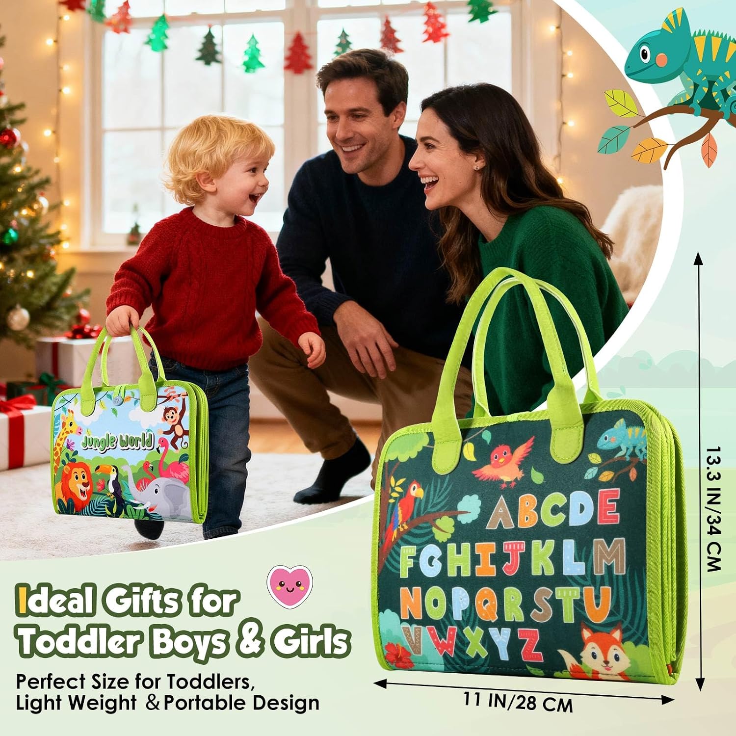 Thumbnail 5 de GOLIYEAN Toddler Busy Board: Montessori-Inspired Learning & Quiet Travel Activity Book